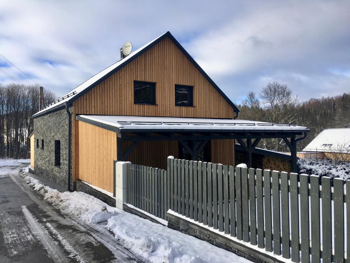 Villa Chata Pod Vlekem à Český Jiřetín Extérieur photo